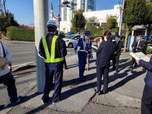 通学路点検の様子1