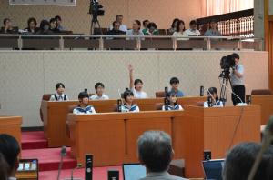 こども議会の様子